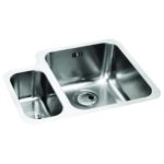 Abode Matrix 1.5 Bowl RHMB Undermount Steel Sink & Atlas Tap Pack