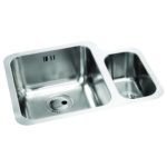 Abode Matrix 1.5 Bowl LHMB Undermount Steel Sink & Atlas Tap Pack