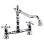 Abode Melford Kitchen Bridge Mixer Tap Chrome