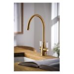 Abode Astbury Monobloc Kitchen Mixer Tap Forged Brass