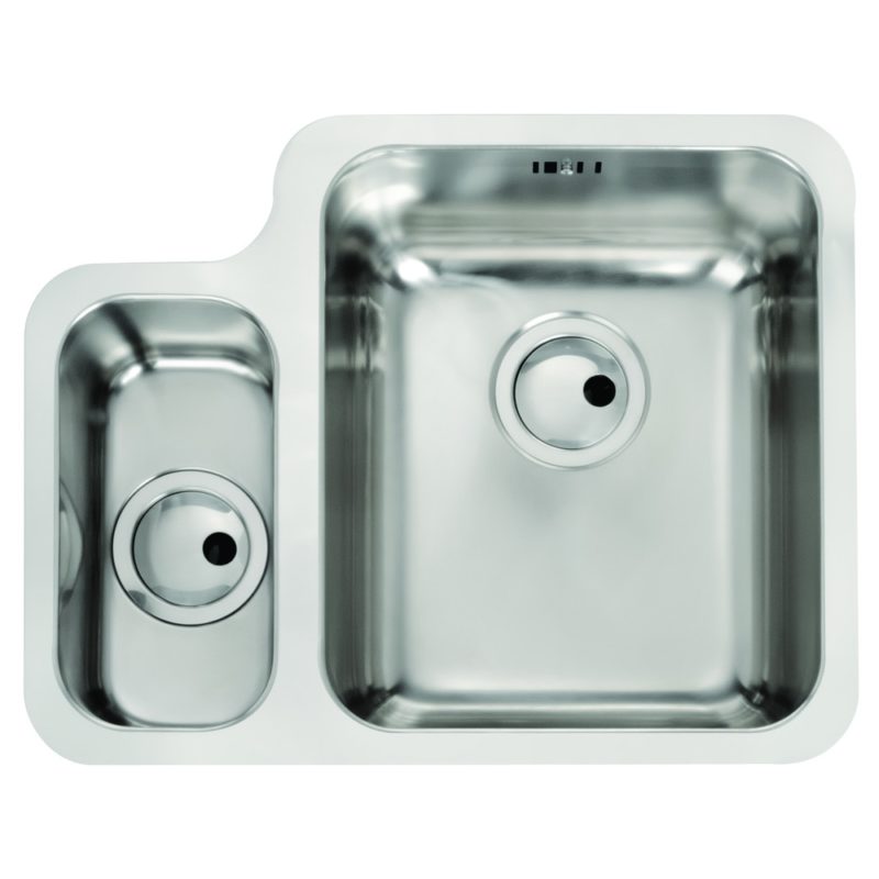 Abode Matrix R50 1.5 Bowl RHMB Undermount Sink Stainless Steel