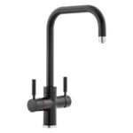 Abode Prostyle 3 IN 1 Quad Spout Kitchen Tap Matt Black