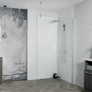 Aquadart 8 Wetroom Glass Panel 1200mm