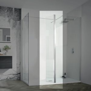Aquadart 8 Wetroom Glass Panel 1600mm