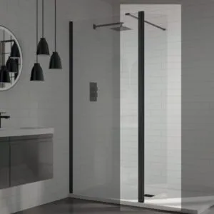 Aquadart 8 Wetroom Flipper 300mm Matt Black