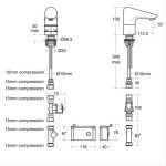 Armitage Shanks Sensorflow 21 Spout Small, Battery A4664