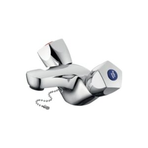 Armitage Shanks Sandringham 21 Basin Mixer Tap with Chain & Plug