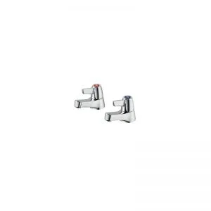 Armitage Shanks Sandringham 21 Basin Pillar Taps Lever