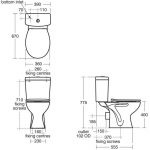 Armitage Shanks Sandringham 21 Close Coupled Toilet, Standard Seat