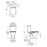 Armitage Shanks Sandringham 21 Toilet with 6/4 Litre Cistern & Seat