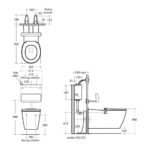 Armitage Shanks Edit Assist Wall Mounted WC Pan S0824