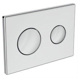 Armitage Shanks Contemporary Dual Flush Plate Chrome