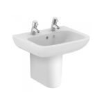 Armitage Shanks Portman 21 500mm 2 Hole Basin & Semi Pedestal