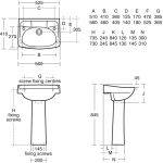 Armitage Shanks Ova Full Pedestal S2955