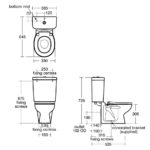 Armitage Shanks Contour 21 Schools 305 Close Coupled Toilet Pack