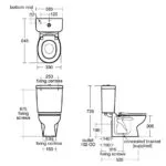 Armitage Shanks Contour 21 Schools 305 Close Coupled Toilet Pack