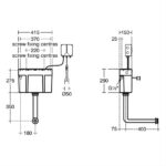 Armitage Shanks Conceala 3 Sensorflow 21 Bottom/Top Inlet 6L Cistern