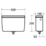 Armitage Shanks Regal 13.6 Litre Auto Cistern S6212