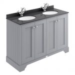 Bayswater Plummett Grey 1200mm 4 Door Basin Cabinet