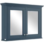 Bayswater 1050mm Mirror Wall Cabinet Stiffkey Blue