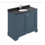 Bayswater 1000mm 2 Door Basin Cabinet Blue