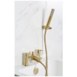 Bristan Apelo Bath Shower Mixer Tap Brushed Brass