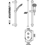 Bristan Artisan Recessed Thermostatic Shower Valve with Kit