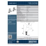 Bristan Cadet Bath Taps Chrome