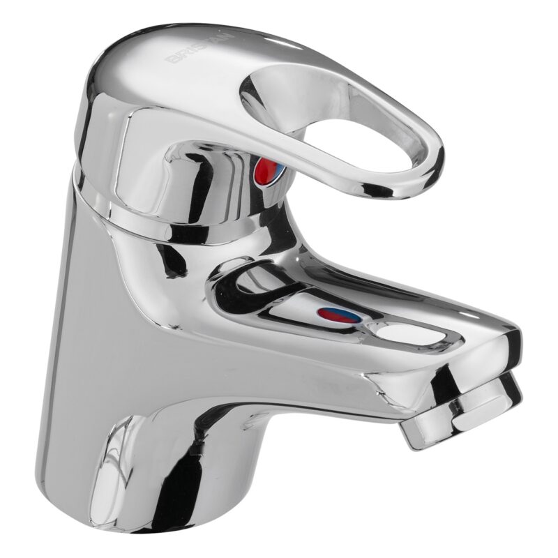 Bristan Cadet Basin Mixer Tap with Clicker Waste Chrome