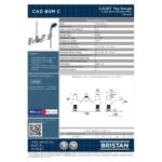 Bristan Cadet Bath Shower Mixer Tap Chrome