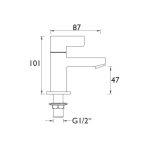 Bristan Clio Basin Taps Chrome