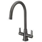 Bristan Echo EasyFit Kitchen Sink Mixer Tap Gun Metal Grey