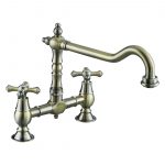 Bristan Colonial Bridge Sink Mixer Antique Bronze