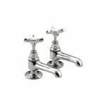 Bristan 1901 Basin Taps Chrome with Ceramic Disc Valves