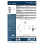 Bristan Napoli Chrome Basin Mixer Tap with Clicker Waste