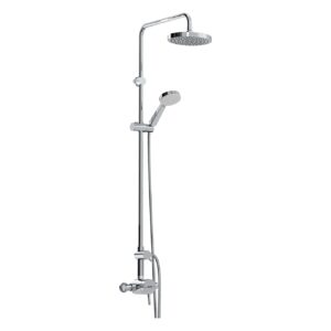 Bristan Prism Exposed Single Control Shower with Rigid Riser