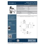 Bristan Contemporary In Line Diverter Chrome