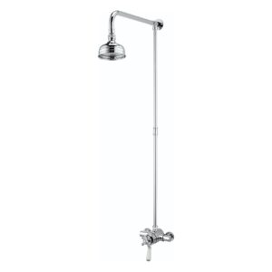 Bristan Regency Exposed Mini Valve Shower with Rigid Riser Chrome