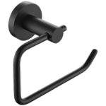 Bristan Round Toilet Roll Holder Black