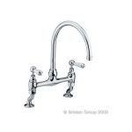 Bristan Renaissance Deck Sink Mixer Brushed Nickel