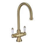 Bristan Renaissance Easyfit Sink Mixer Tap Brushed Brass