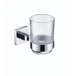 Bristan Square Tumbler & Holder Chrome