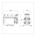 Bristan 2.0 Bar Single Ended Shower Pump by Stuart Turner