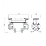 Bristan 2.0 Bar Twin Ended Shower Pump by Stuart Turner