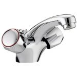 Bristan Club Mono Basin Mixer with Pop-up Waste - Metal Heads