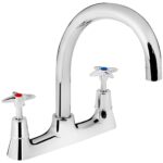 Bristan X Head Deck Sink Mixer Tap Chrome