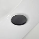 Bristan Round Basin Clicker Waste Slotted Black