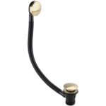 Bristan Round Clicker Bath Waste Brushed Brass