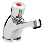 Bristan Timed Flow Soft Touch Single Basin Tap Chrome