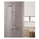 Triton Dene Thermostatic Bar Mixer Shower with Diverter Chrome